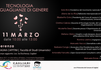 Cagliari. Evento: “Tecnologia e disuguaglianze di genere”